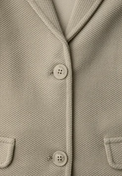 Basic blazer met reverskraag