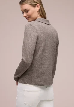 Basic blazer met reverskraag