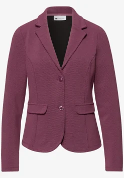 Basic blazer met reverskraag
