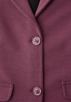 Basic blazer met reverskraag