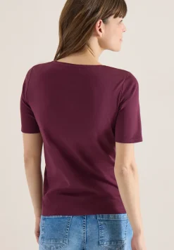 Basic katoenen shirt