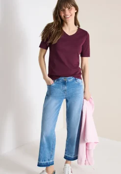 Basic katoenen shirt