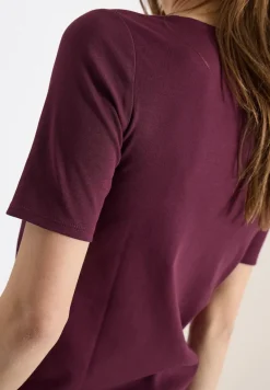 Basic katoenen shirt
