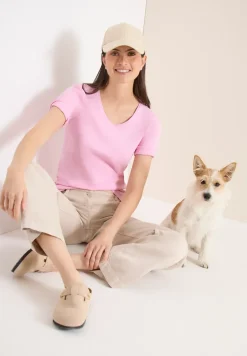 Basic katoenen shirt