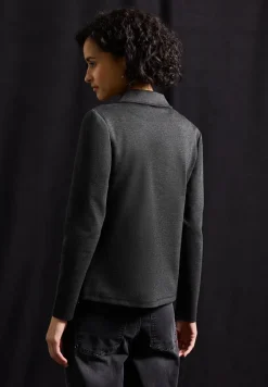 Basic piqué blazer