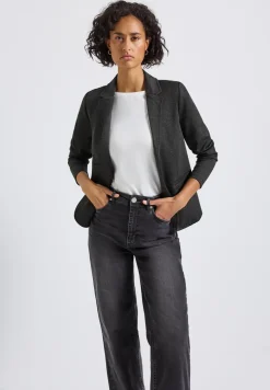 Basic piqué blazer