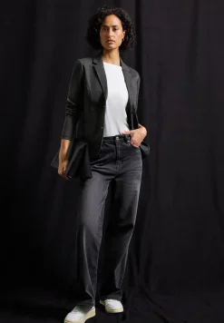 Basic piqué blazer
