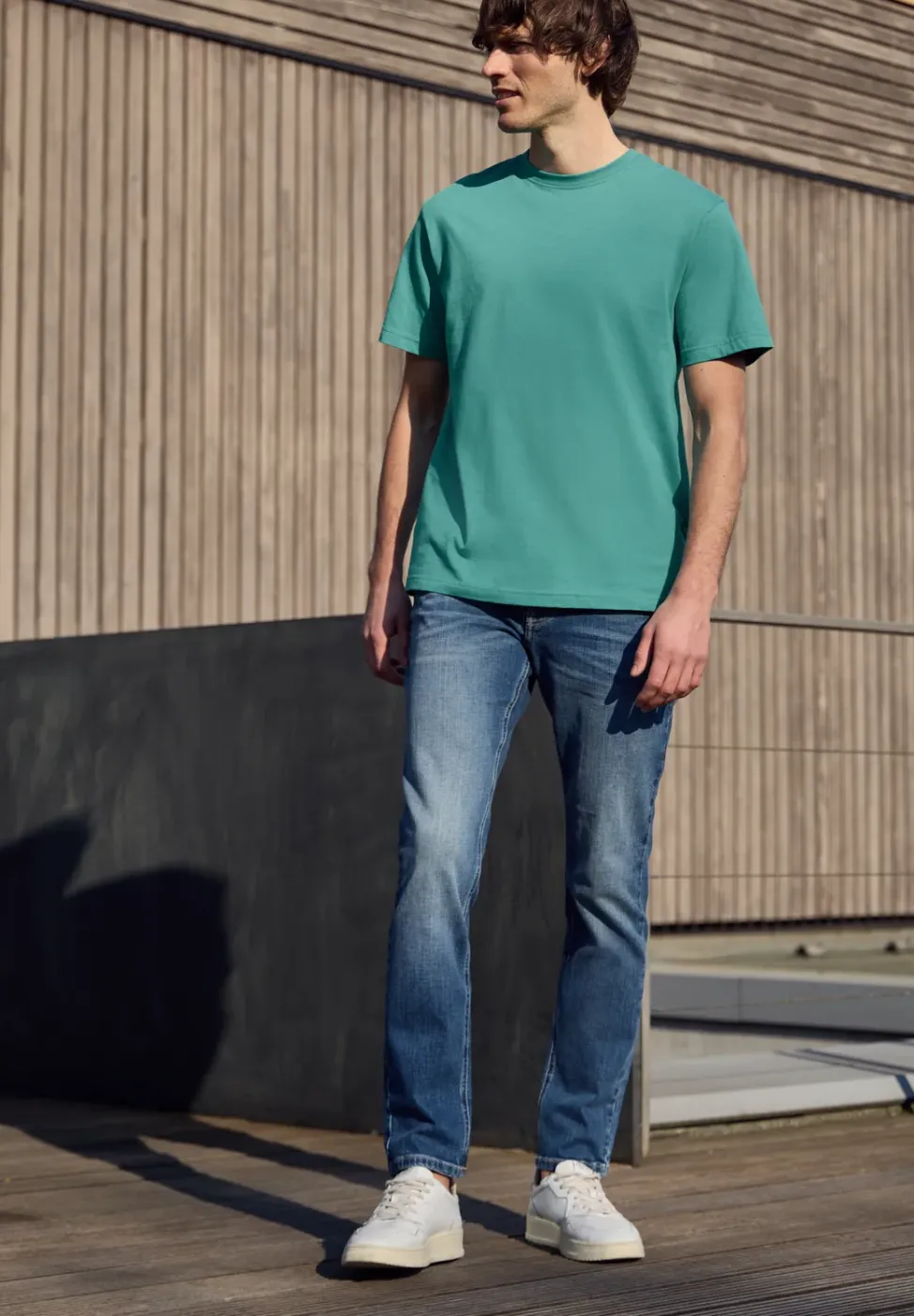 Basic Shirt in effen kleur