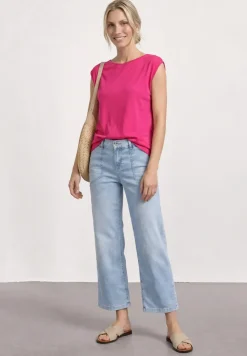 Basic shirt met boothals