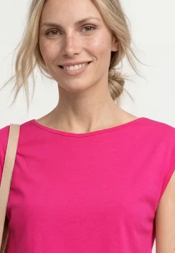 Basic shirt met boothals