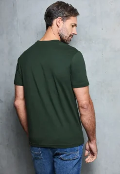 Basic Shirt met borstprint