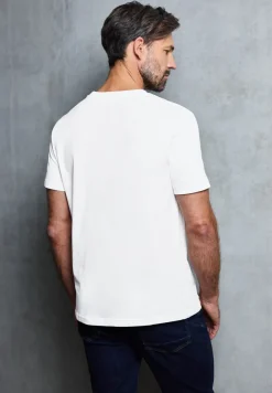Basic Shirt met borstprint