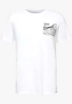 Basic Shirt met borstprint