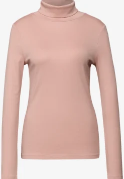 Basic shirt met coltrui