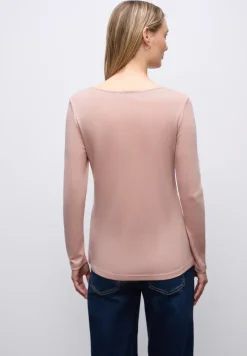 Basic shirt met lange mouwen