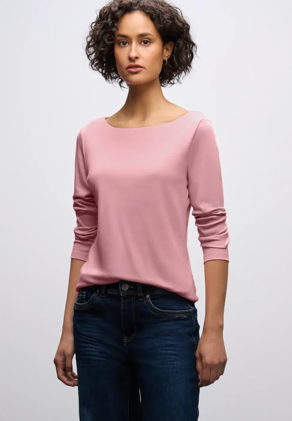 Basic shirt met lange mouwen
