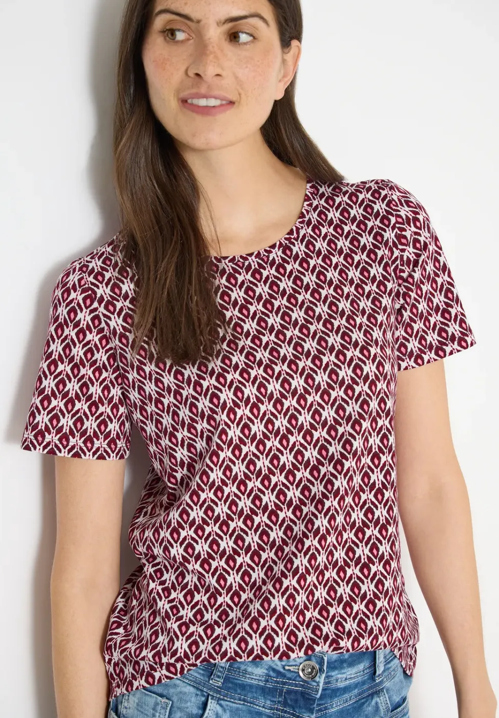 Basic Shirt met minimale print