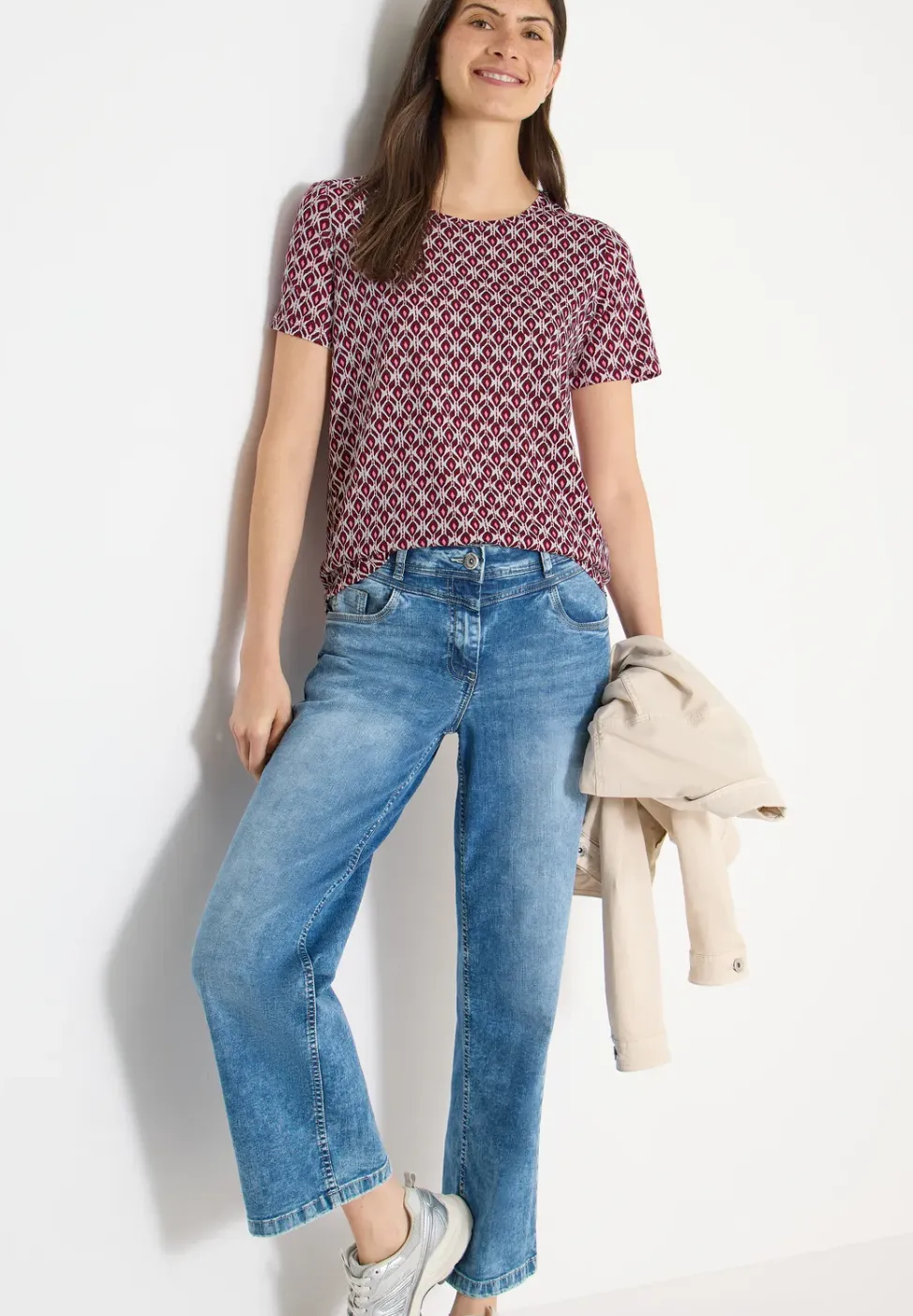 Basic Shirt met minimale print