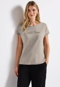 Basic shirt met print