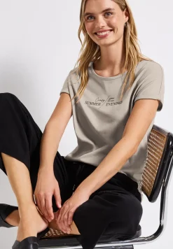 Basic shirt met print