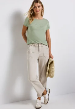 Basic shirt met print