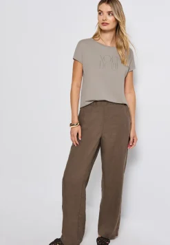 Basic shirt met print