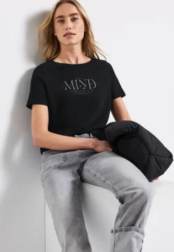 Basic shirt met print