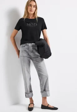 Basic shirt met print