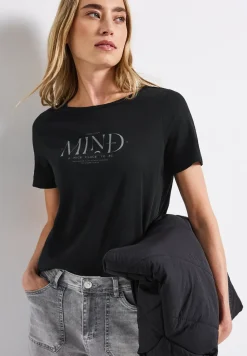 Basic shirt met print