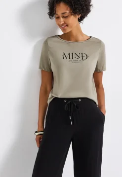 Basic shirt met print
