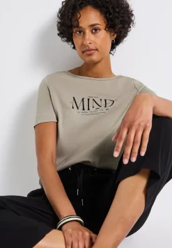 Basic shirt met print