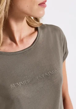 Basic shirt met print