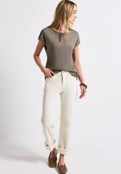 Basic shirt met print