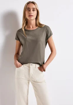 Basic shirt met print