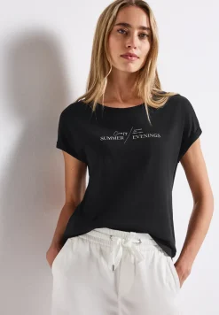 Basic shirt met print