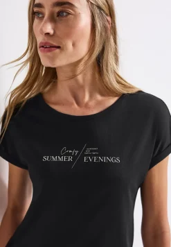 Basic shirt met print
