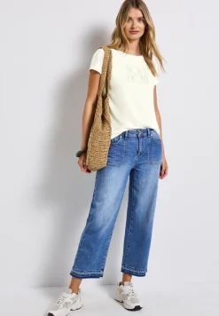 Basic shirt met print