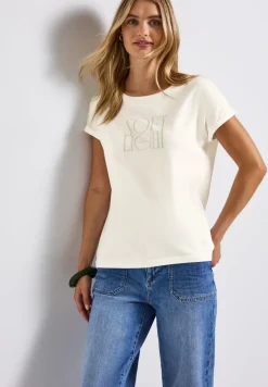 Basic shirt met print