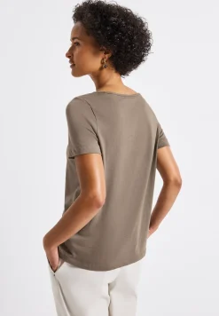 Basic shirt met print