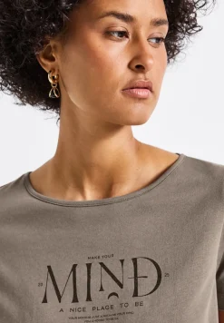 Basic shirt met print