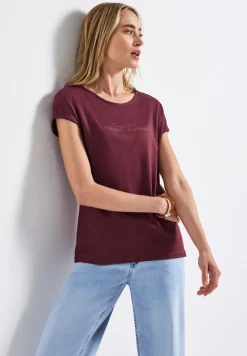 Basic shirt met print
