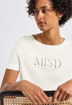 Basic shirt met print