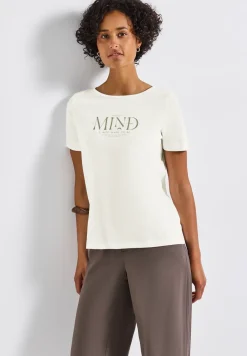 Basic shirt met print