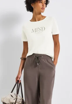 Basic shirt met print