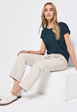 Basic shirt met print