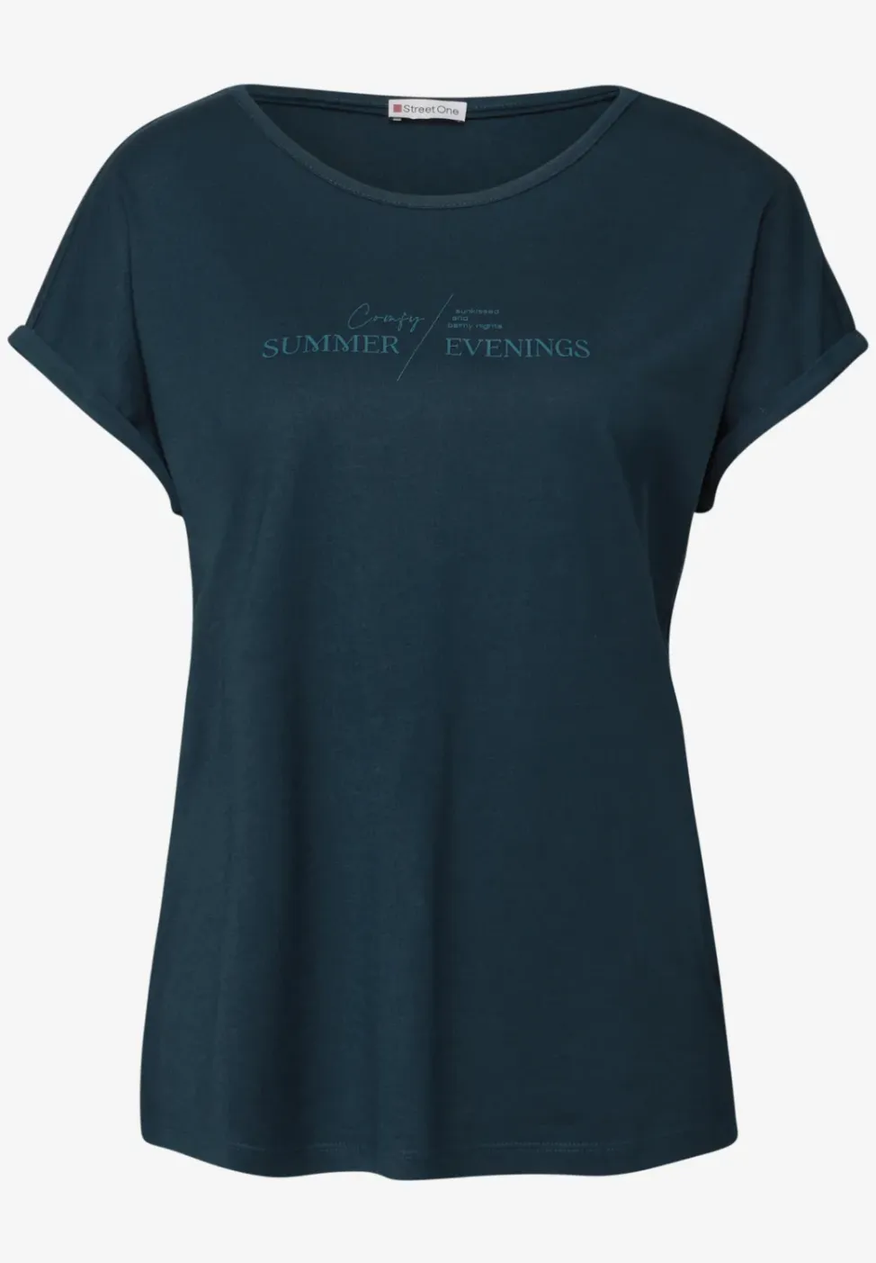 Basic shirt met print