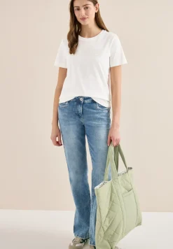 Basic shirt met print aan de voorkant