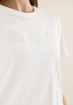 Basic shirt met print aan de voorkant