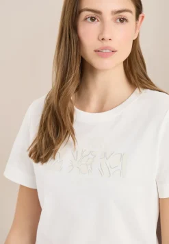 Basic shirt met print aan de voorkant