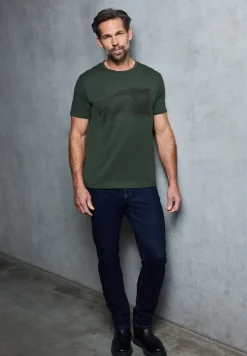 Basic Shirt met print aan de voorkant
